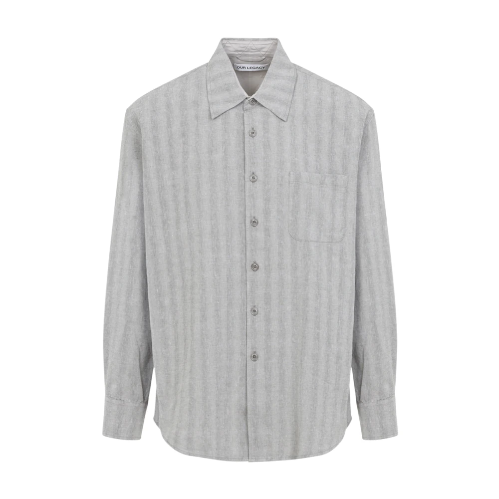 Our Legacy Men's Green Above Shirt - Casual Shirts - L - Shirts