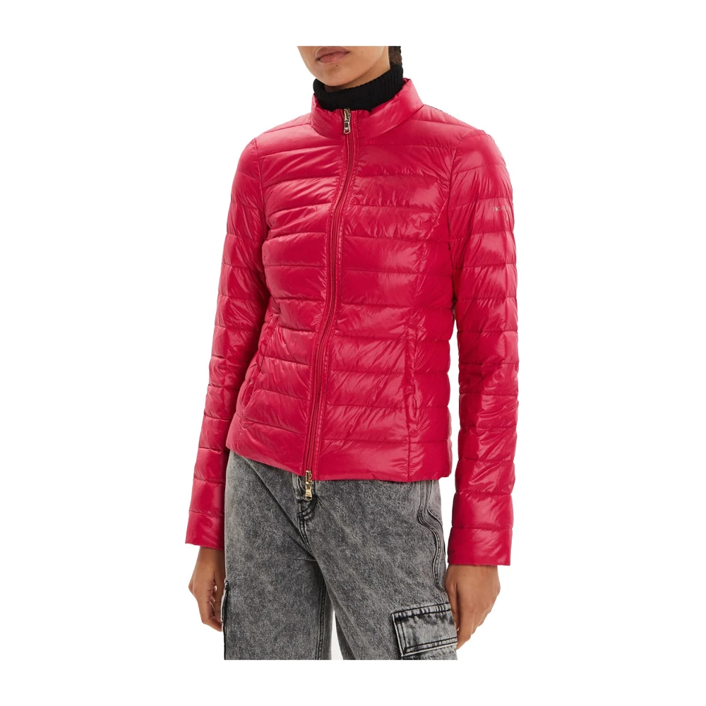 PATRIZIA PEPE Omkeerbare Ultralichte Donsjas Fuchsia Pink Dames