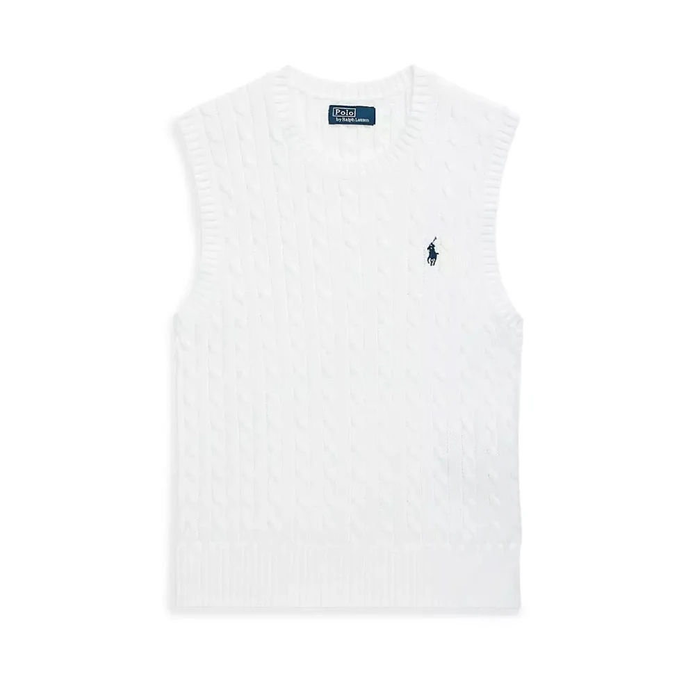 Polo Ralph Lauren Donna Bianco Maglie, Xs, New,