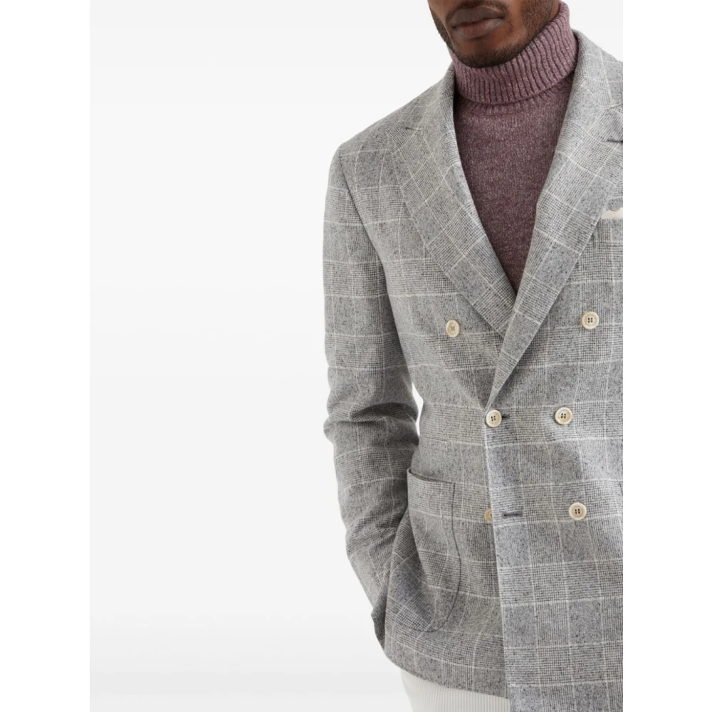 BRUNELLO CUCINELLI Stijlvolle Jassen voor Mannen Gray Heren