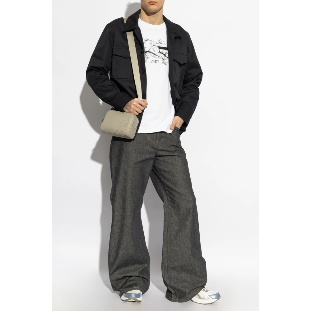 Courrèges Straight leg jeans Gray Heren