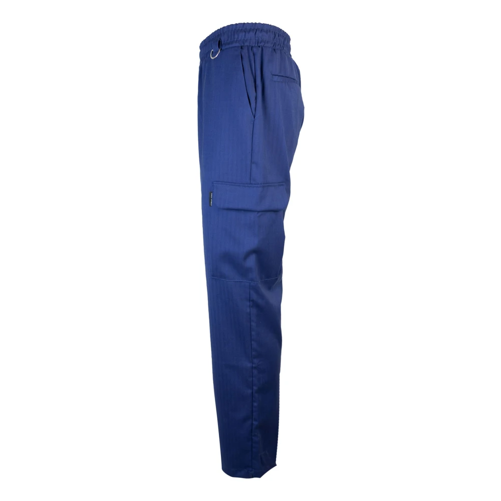 Family First Trousers Blue Heren