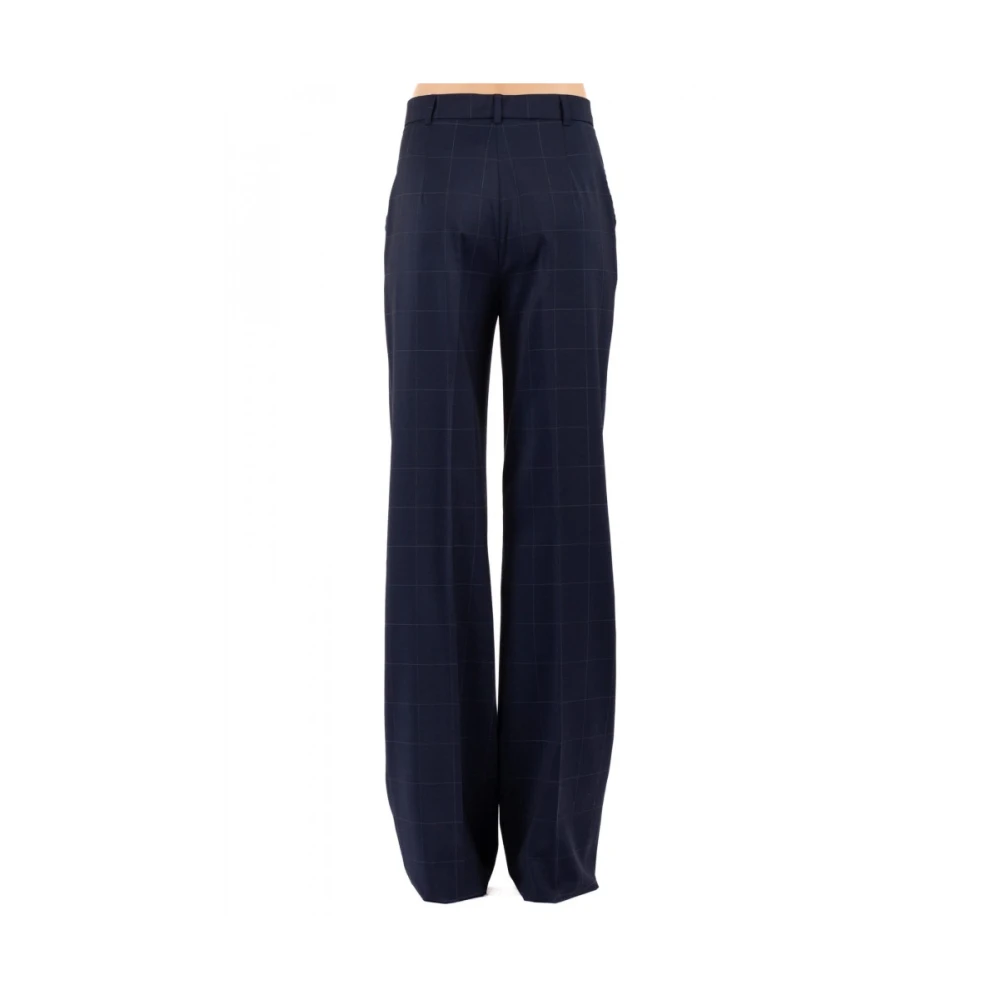 Max Mara Studio Elegante Studio Broek Blue Dames