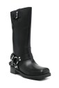black-leather-buckle-detail-boots