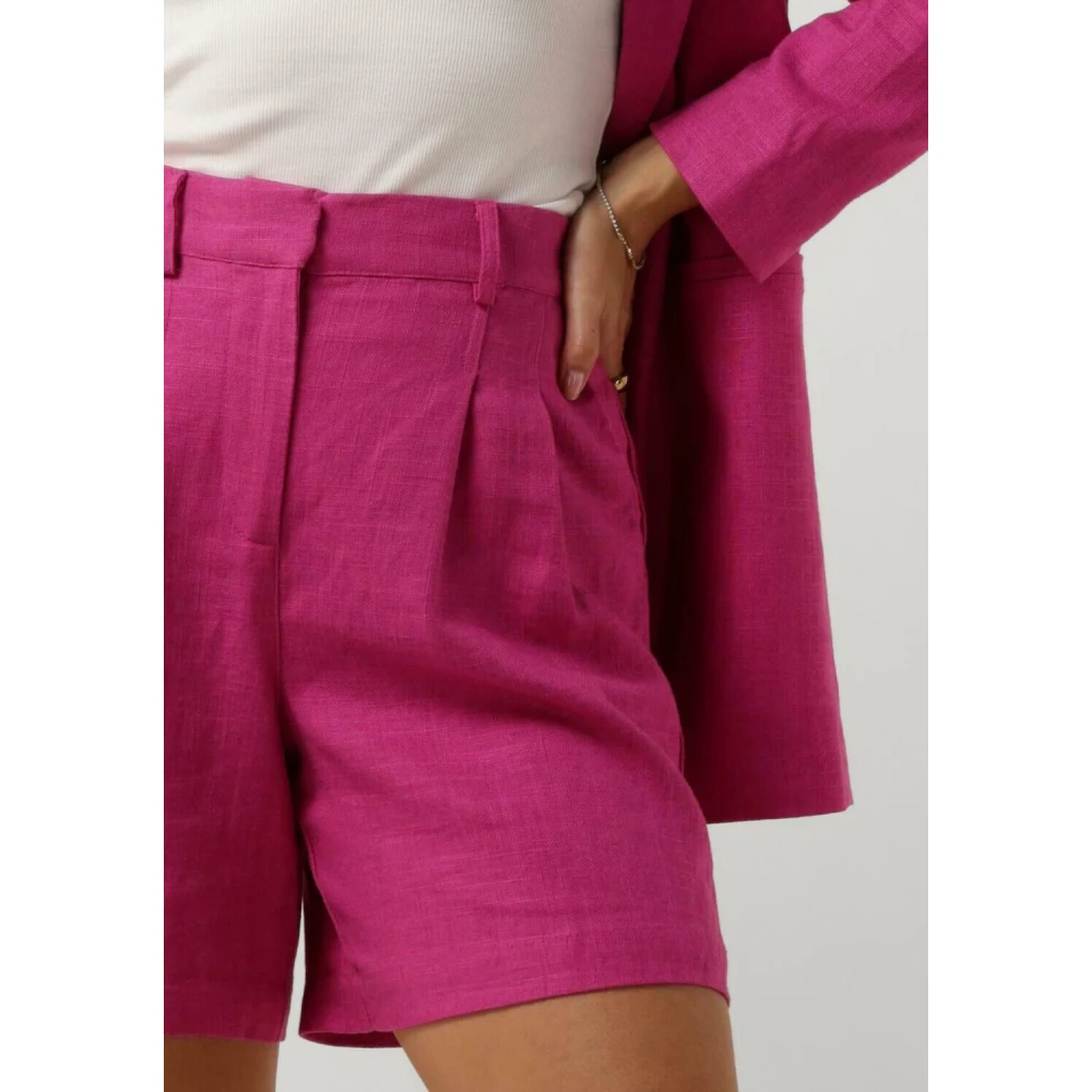 Y.A.S Roze Zomer Shorts Trendy Stijl Pink Dames