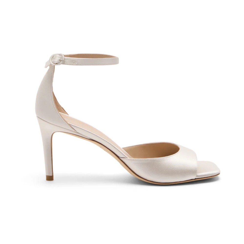 Stuart Weitzman Beige High Heel Sandals, Female, 7 Uk, Nudistia 75 Sandal