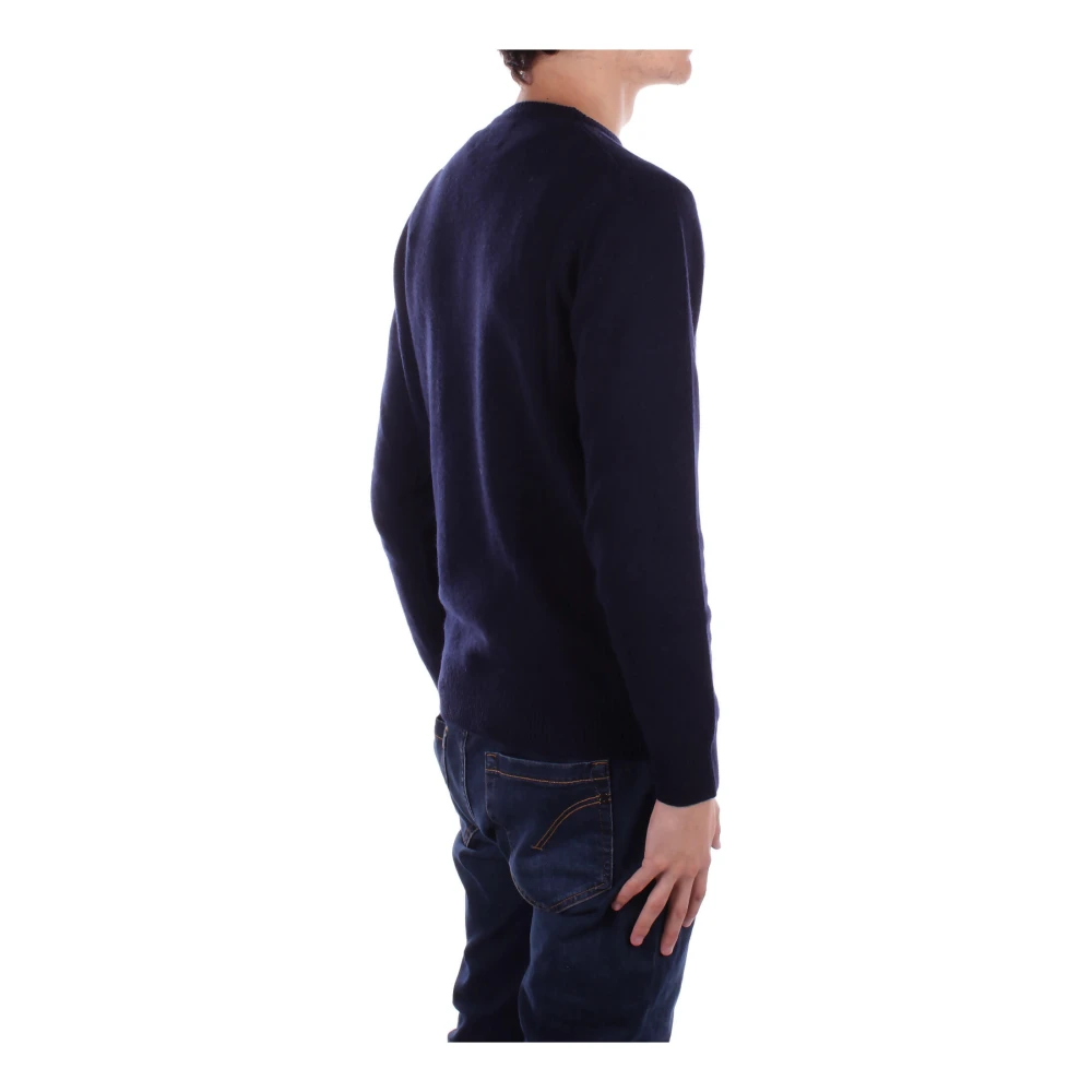 Saint Barth Logo Front Sweaters Blue Heren