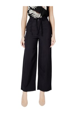 black-wide-leg-drawstring-pants