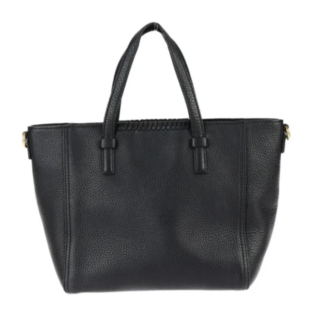 Salvatore Ferragamo Pre-owned Leather handbags Black Dames