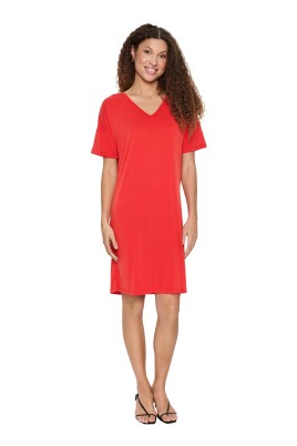 simple-short-dress-with-v-neck