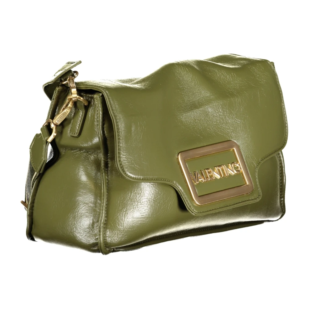 Valentino by Mario Valentino Groene dames tas met afneembaar handvat en verstelbare riem Green Dames