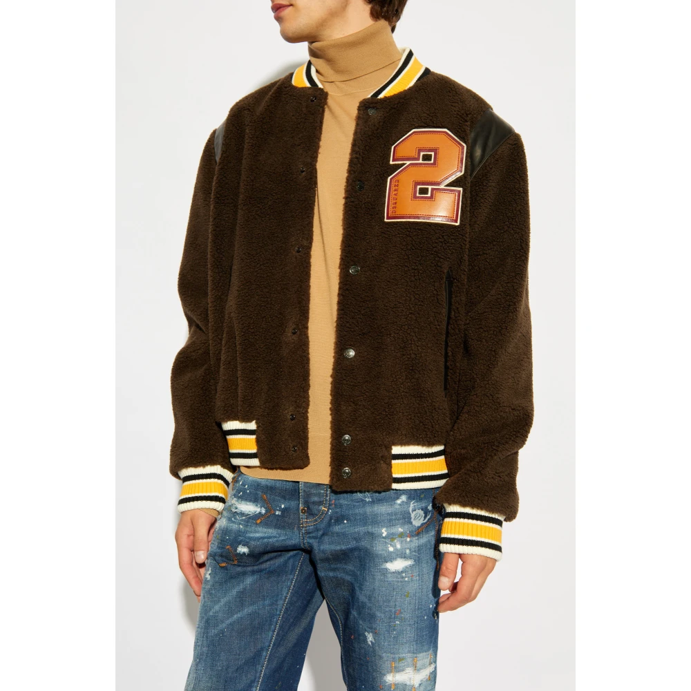 Dsquared2 'Bomber' jack Brown Heren