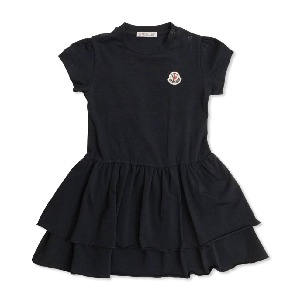 Moncler, Dresses, unisex, Blue, 18 M, Dress with logo