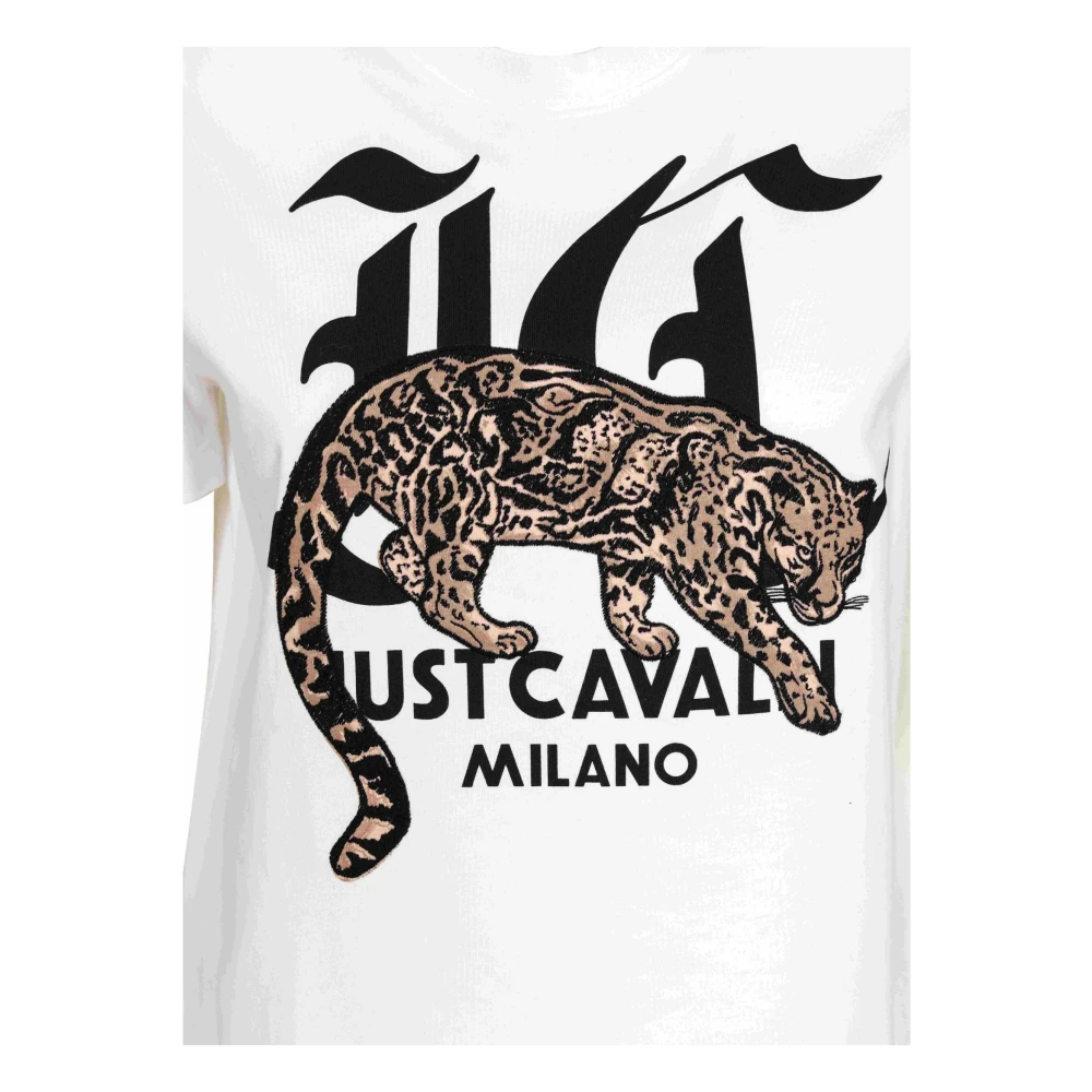 Just Cavalli T-shirts en Polos White Dames