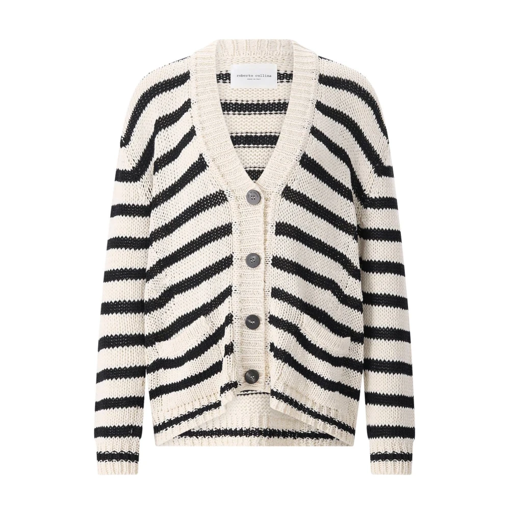 Roberto Collina Donna Beige - Cardigan - Knitwear - S