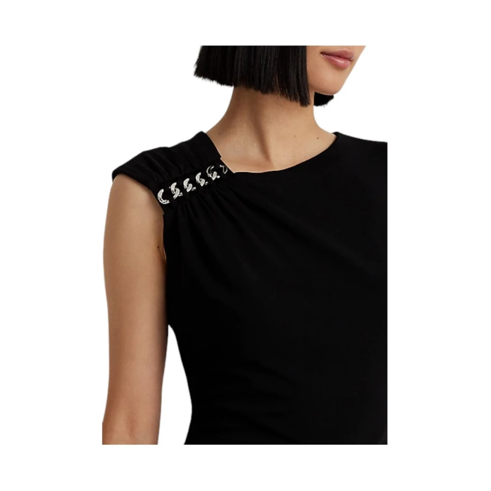 Ralph Lauren Korte Jurk Black Dames