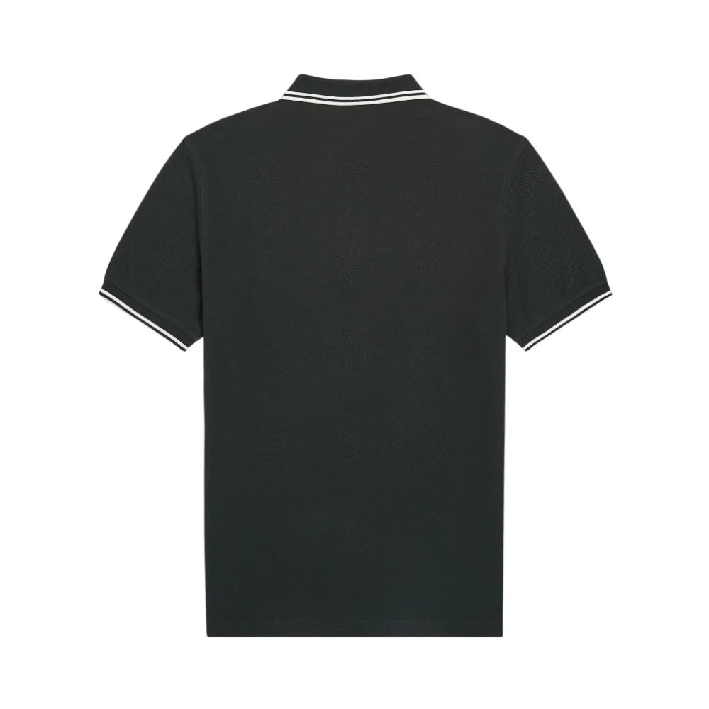 Fred Perry Groen Poloshirt met Dubbele Streep Green Heren