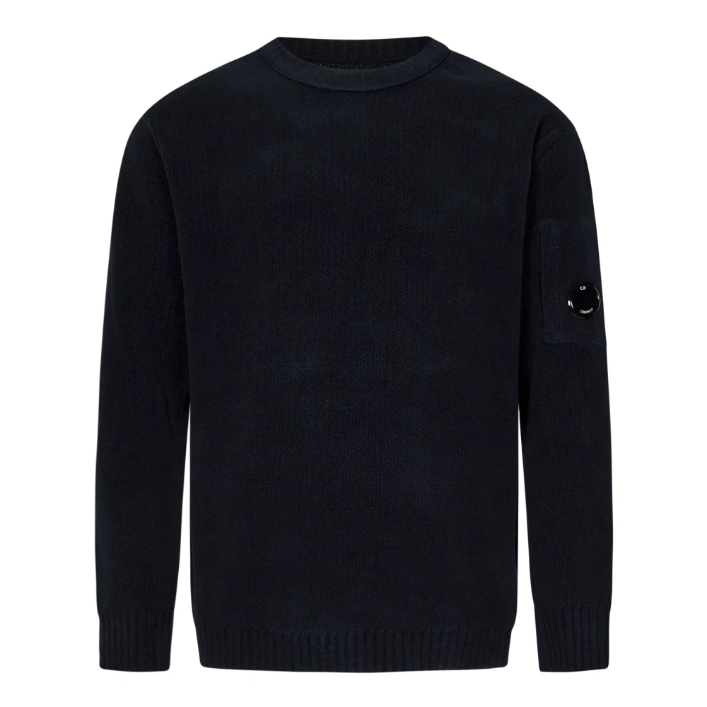 C.P. Company Blauwe Sweater met Ritssluiting Blue Heren