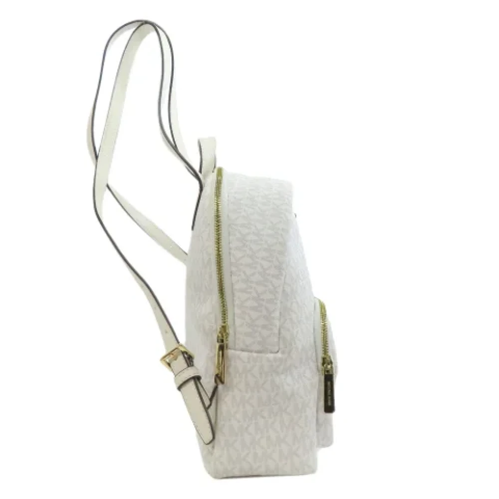 Michael Kors Pre-owned Canvas backpacks White Dames