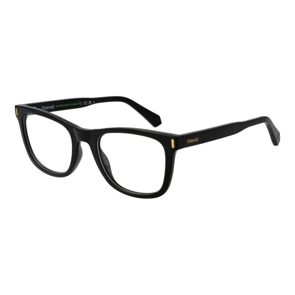 Polaroid Unisex Black Optical Frames Rectangle Style