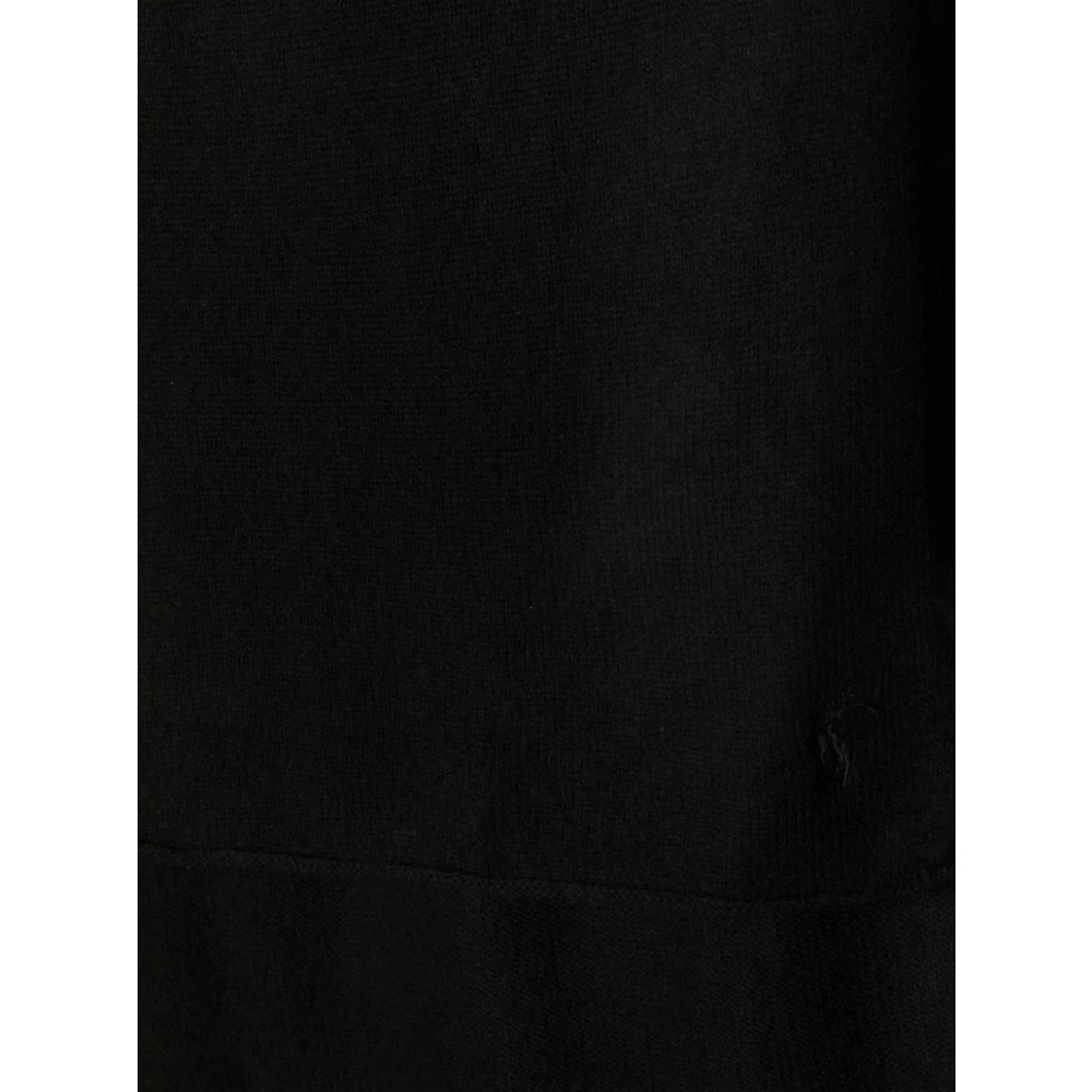 Polo Ralph Lauren Zwarte Winter Sjaal Wrap Casual Black Dames
