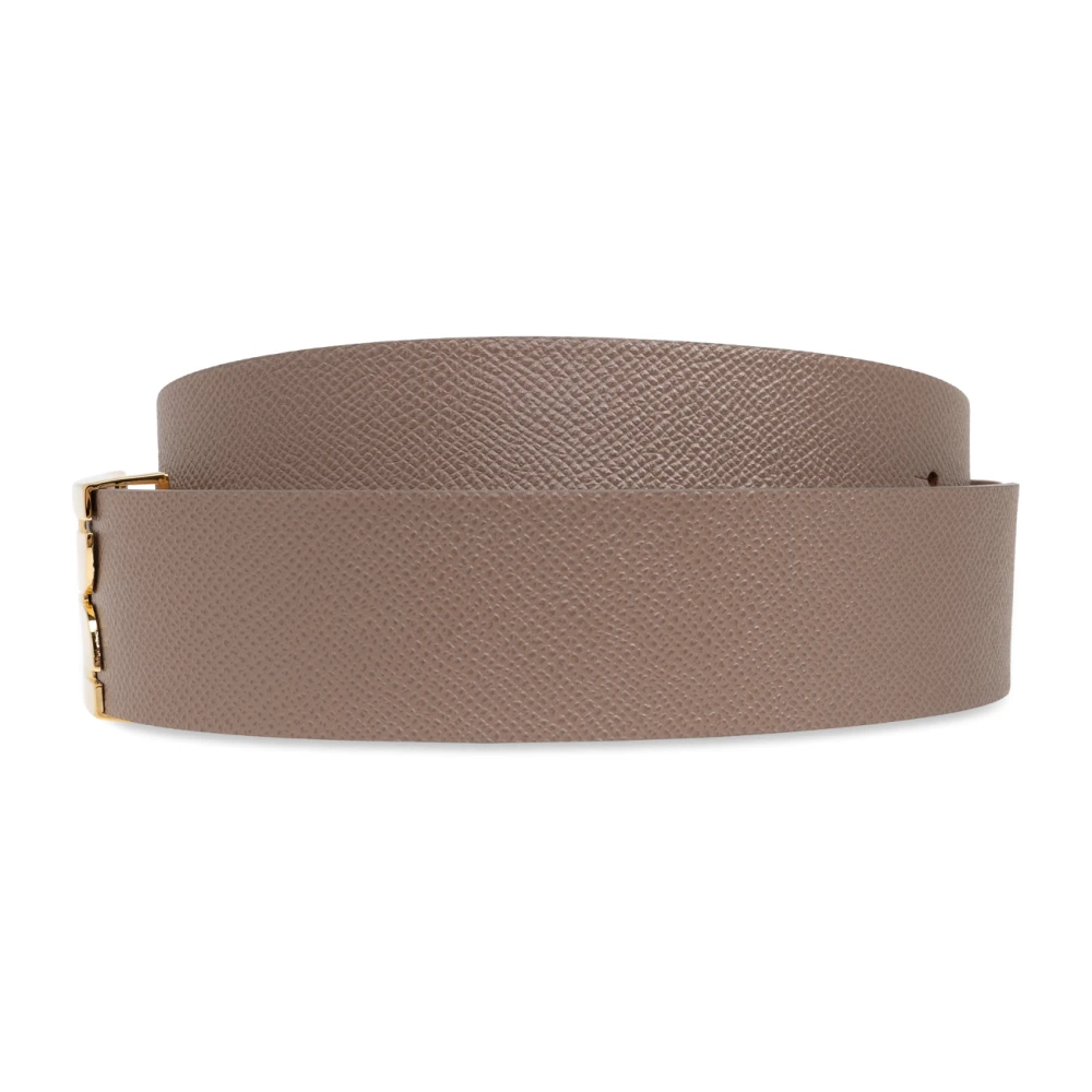 Victoria Beckham Leren riem Beige Dames