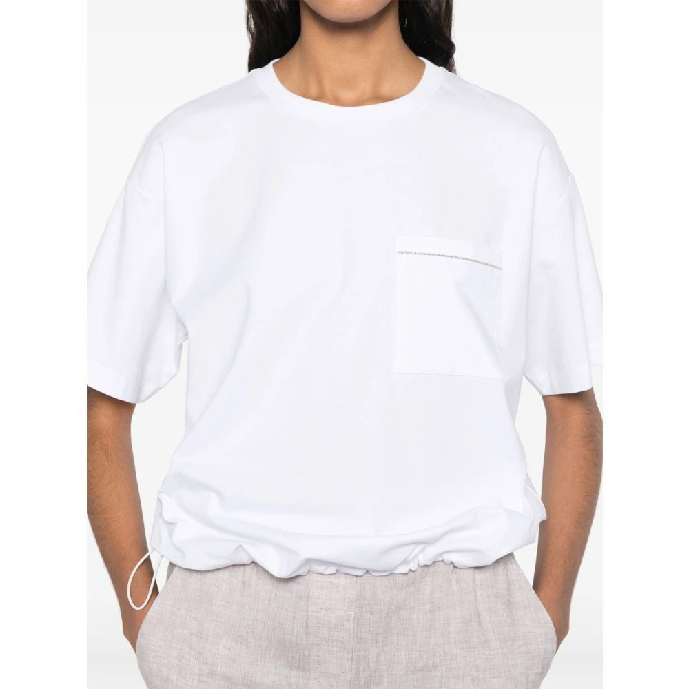 PESERICO Wit T-shirt en Polo Combo White Dames