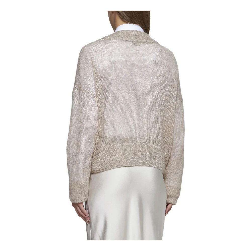 BRUNELLO CUCINELLI Luxe Sweaters Collectie Beige Dames