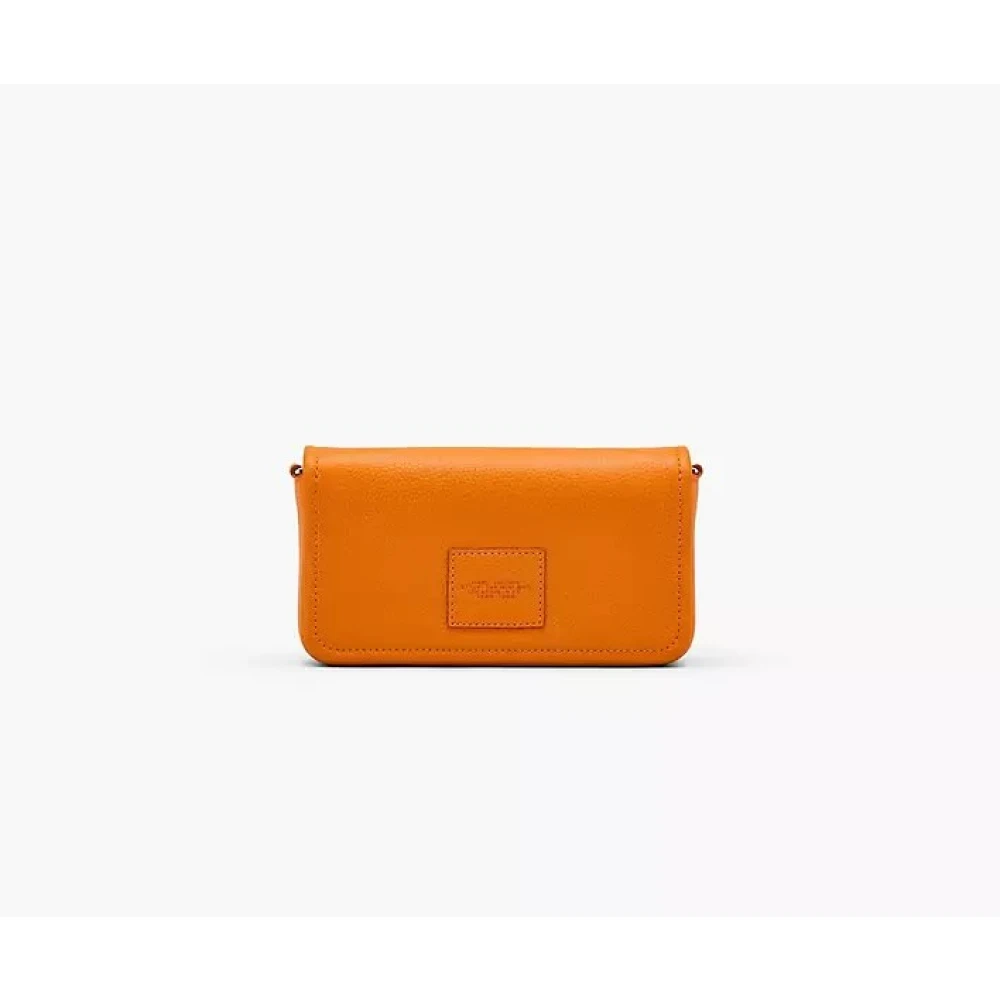 Marc Jacobs Tangerine Leren Mini Crossbody Tas Orange Dames
