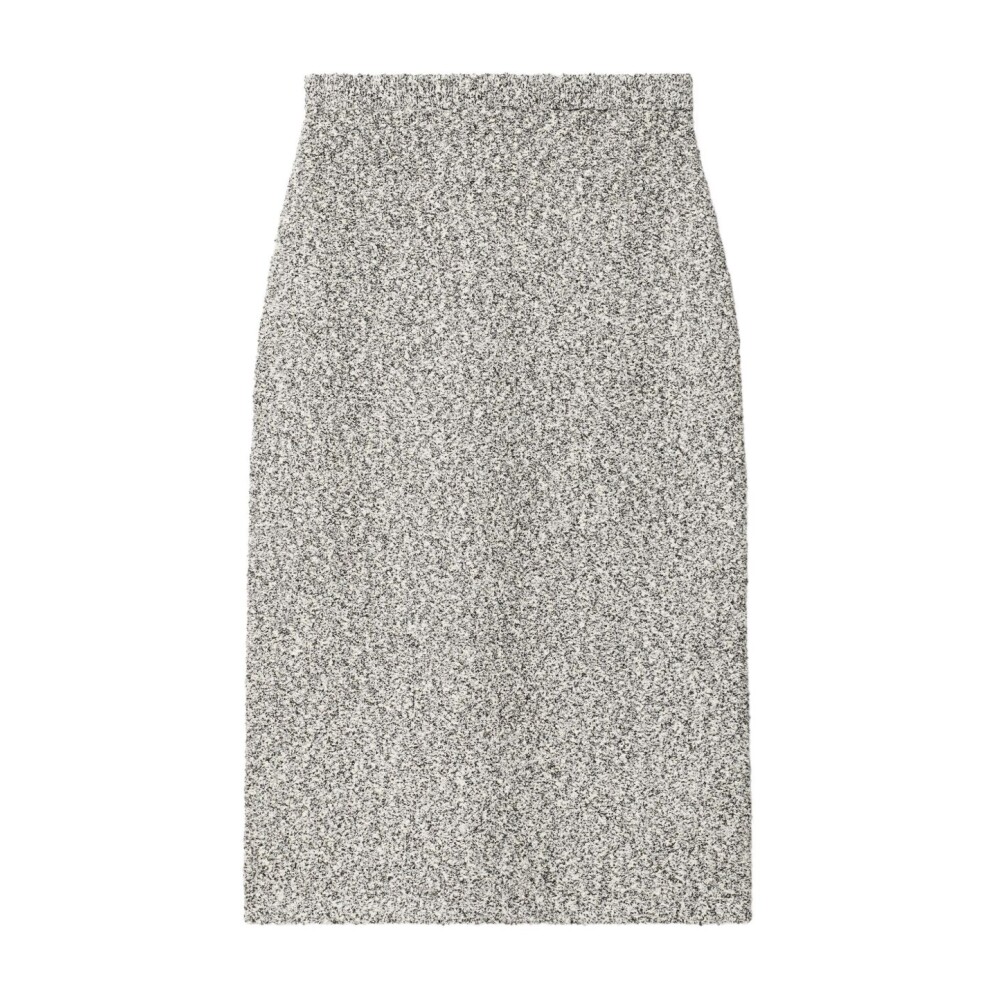 ワンピース BALMAIN Women Mid Skirts CF1RR705VE14 9 GREY Luxury Designer Skirt Collection | BALMAIN