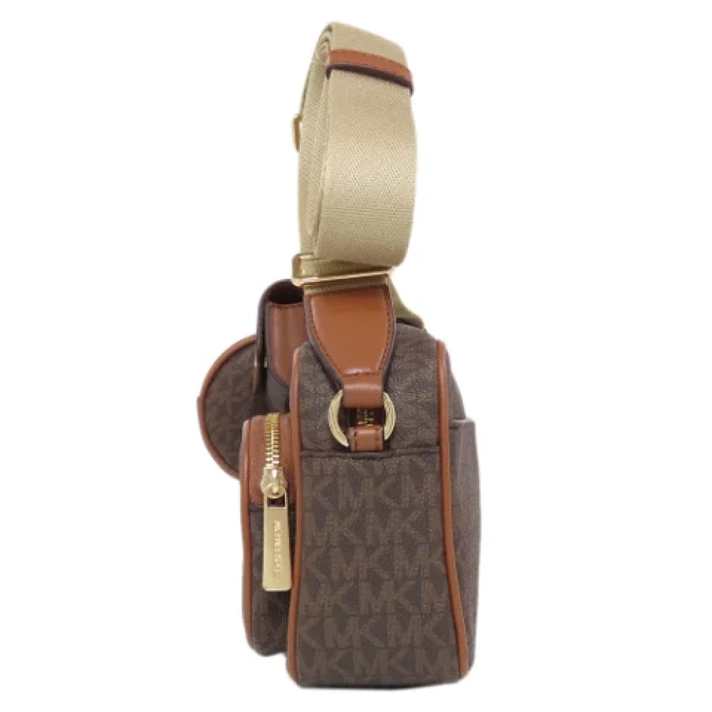 Michael Kors Pre-owned Canvas shoulder-bags Brown Dames
