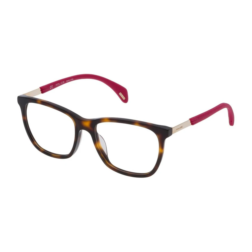 Police Bruine metalen frames met Havana wijzerplaat Brown Dames