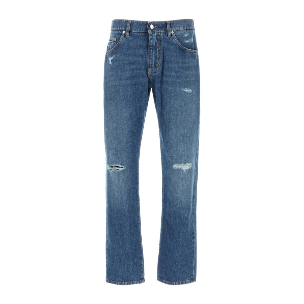 Dolce & Gabbana Klassieke Denim Jeans voor Heren Blue Heren