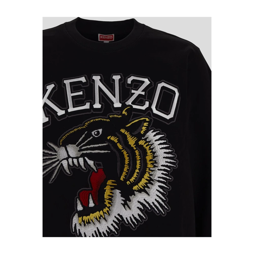Kenzo Katoenen Sweatshirt Black Heren