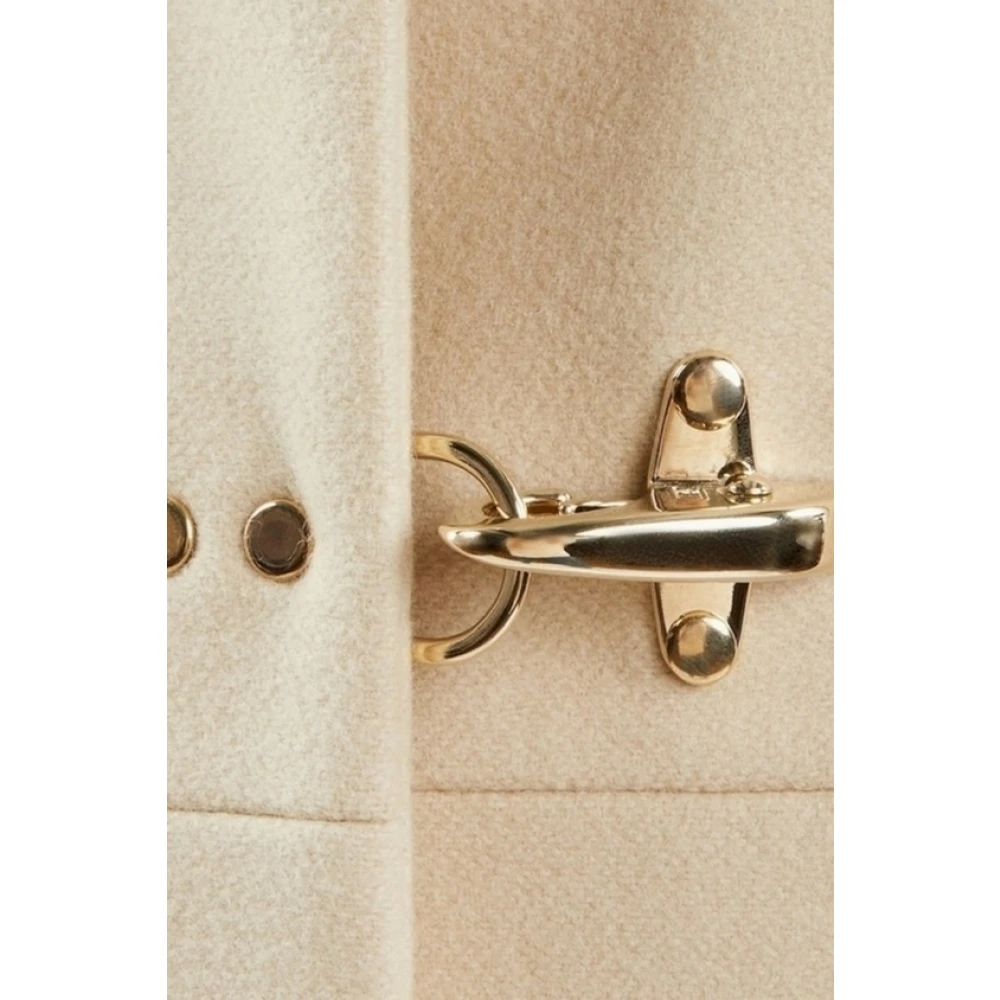 Fay Romantische Jas Ivoor Beige Dames