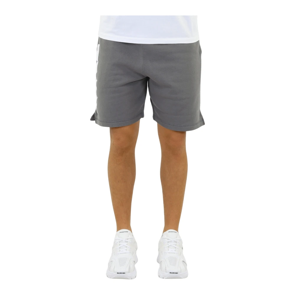 Heron Preston Men's Gray Casual Sweatshorts