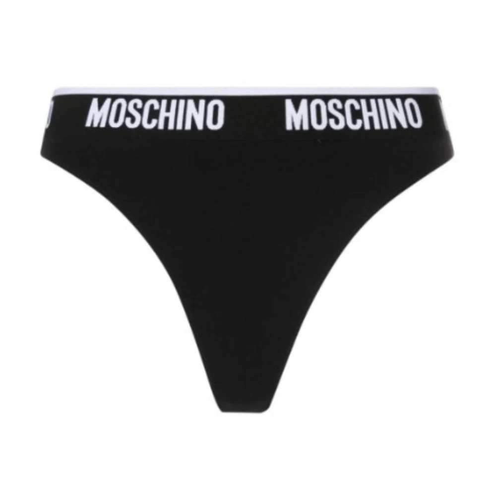 Moschino Dames Slip Jurk Bi-Pack Black Dames