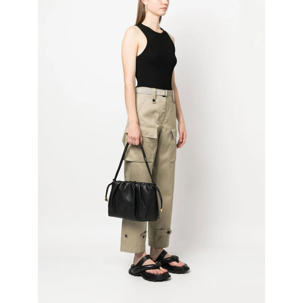 A.p.c. Zwarte Schoudertas Elegante Stijl Black Dames