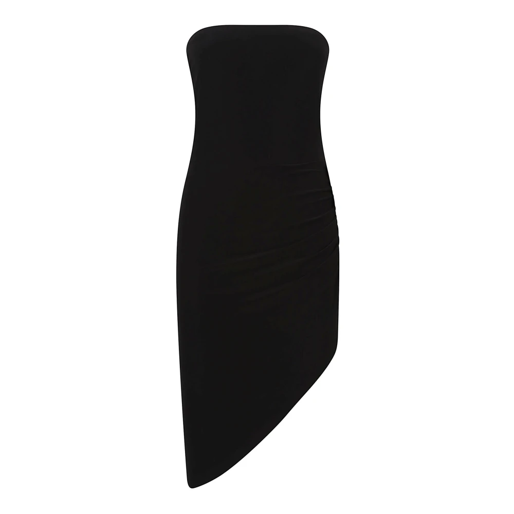 Norma Kamali Zwarte jurken met polyester en spandex Black Dames
