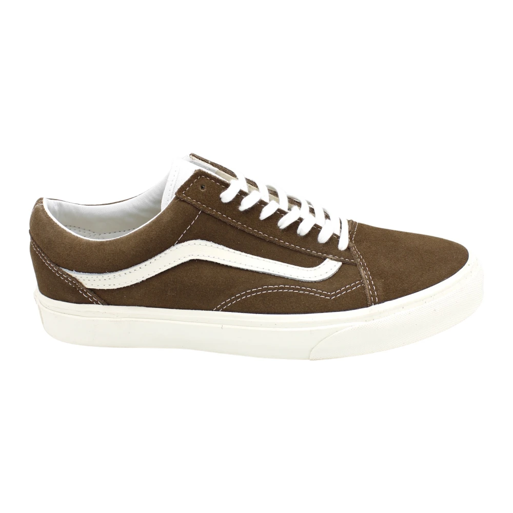Vans Vintage Suède Veters Rubberen Zool Heren Schoenen Bruin