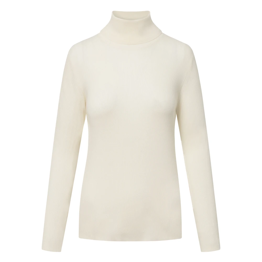 Windsor Grijze Melange Coltrui White Dames