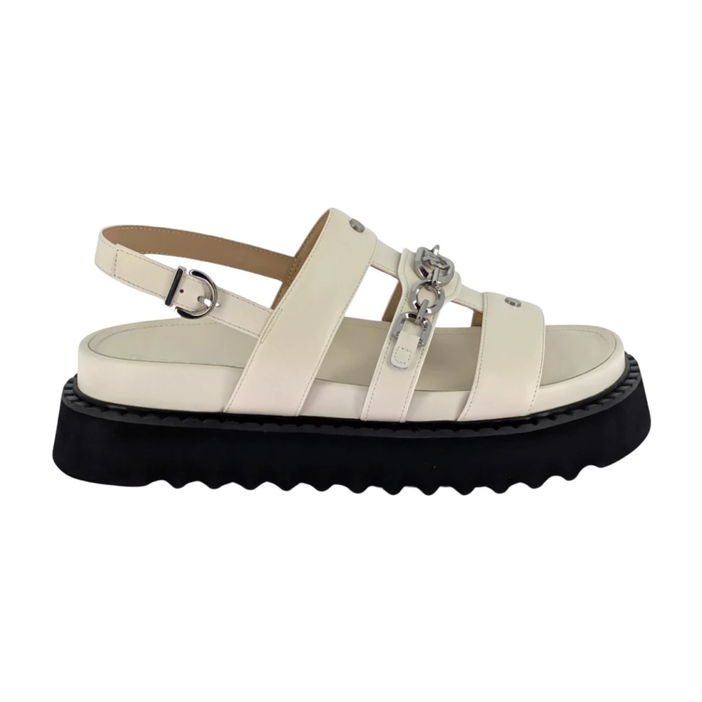 Pinko Women's White Kate 06 - Flat Sandals - 6 Uk - Shoes