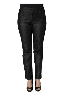 Mid Waist Skinny Denim