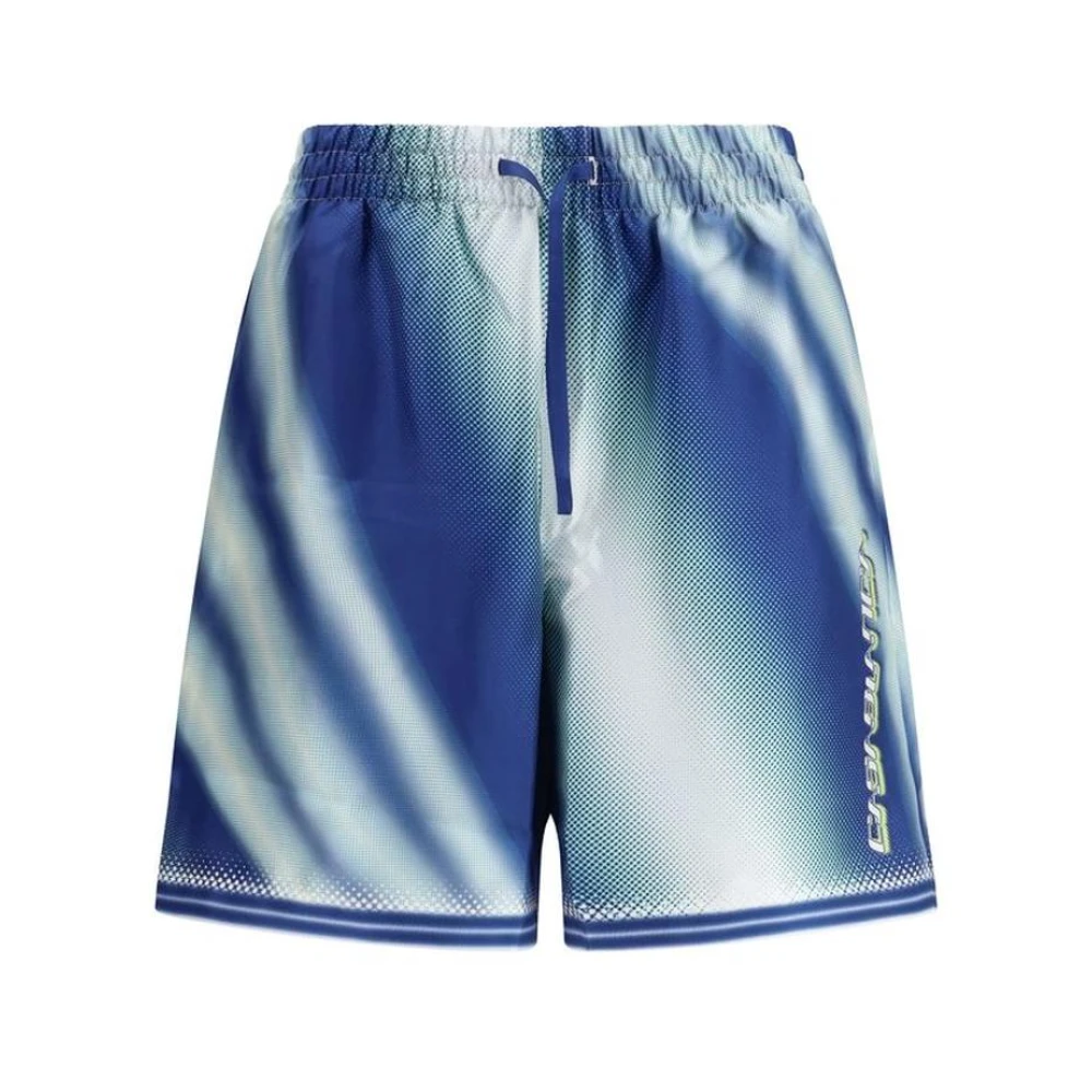 Casablanca Men's Multicolor Casual Shorts, S, Silk Bermuda Shorts