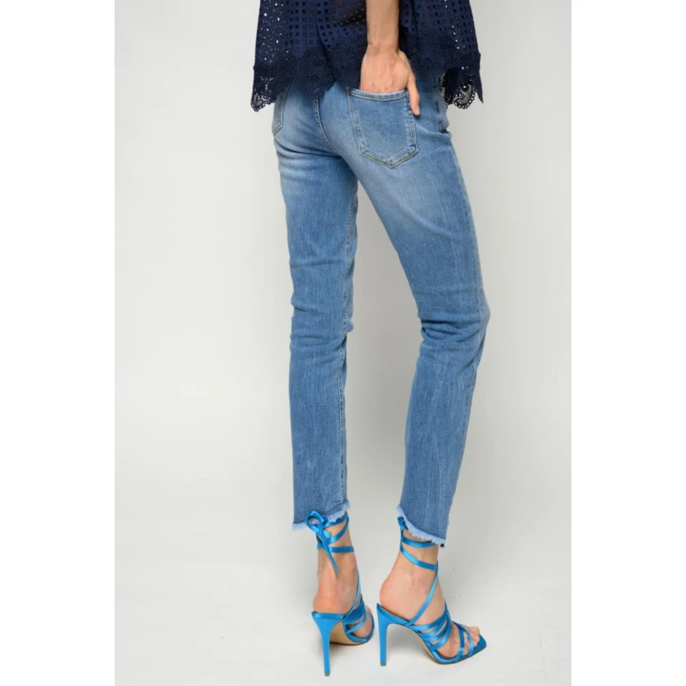 pinko Sabrina Skinny Jeans Blue Dames