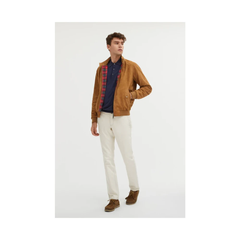 Baracuta Suede Tobacco Jas Brown Heren