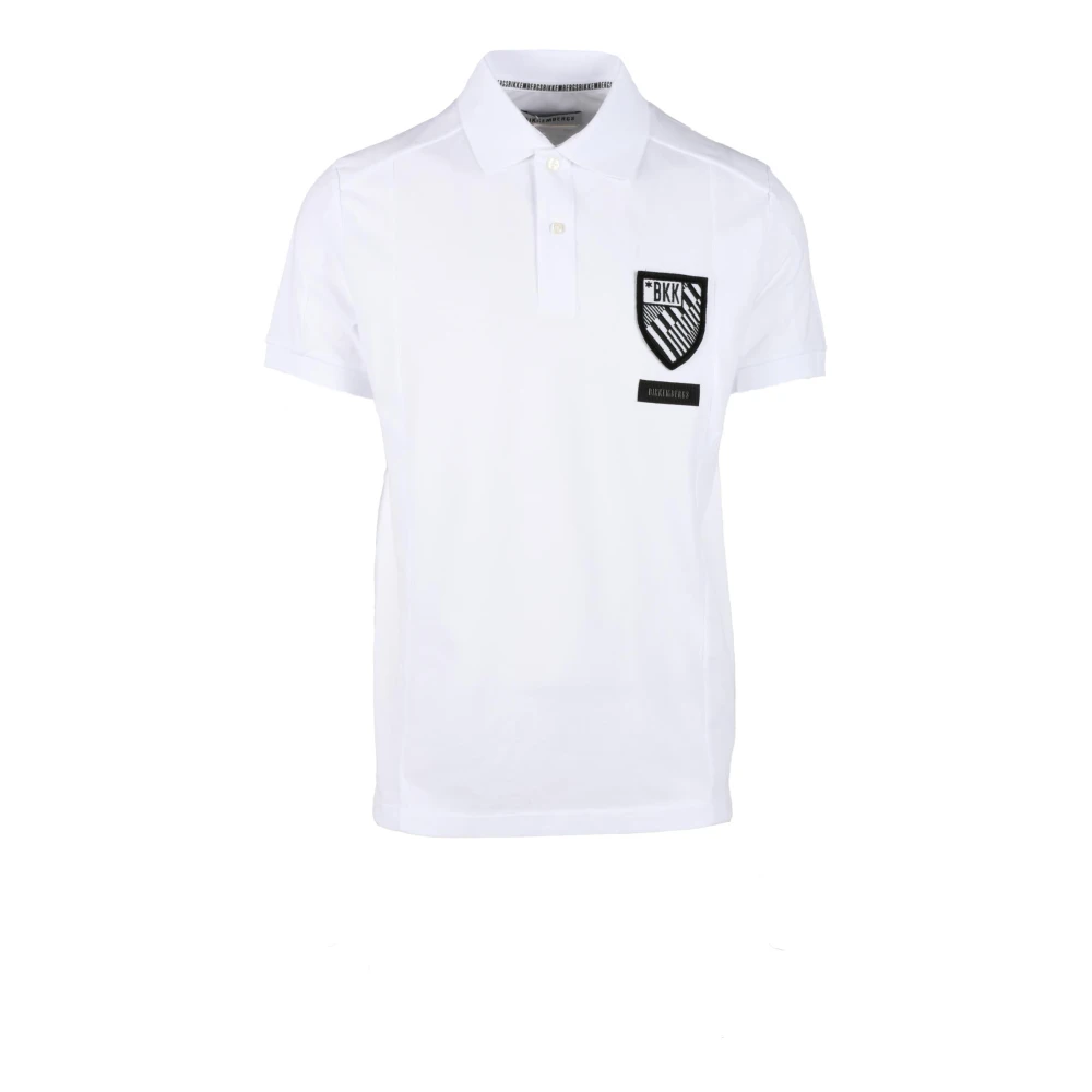 Bikkembergs Katoen Elastaan T-shirt White Heren