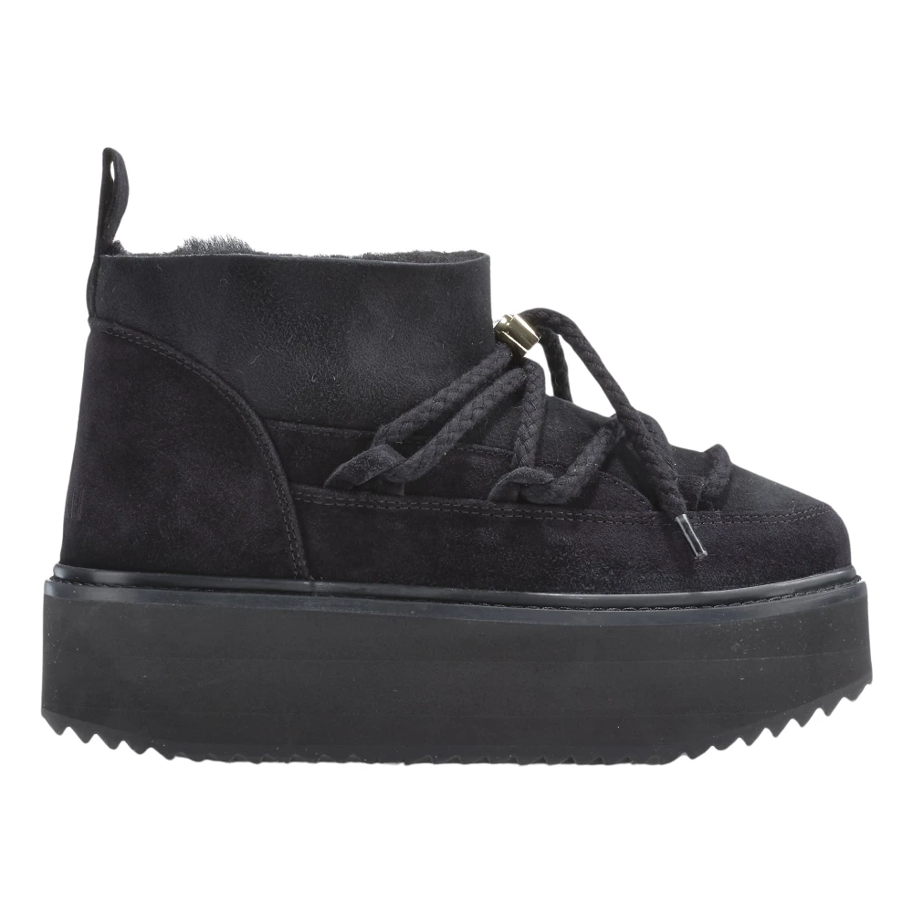 Inuikii Svart Classic Low Platform Sneaker Black, Dam