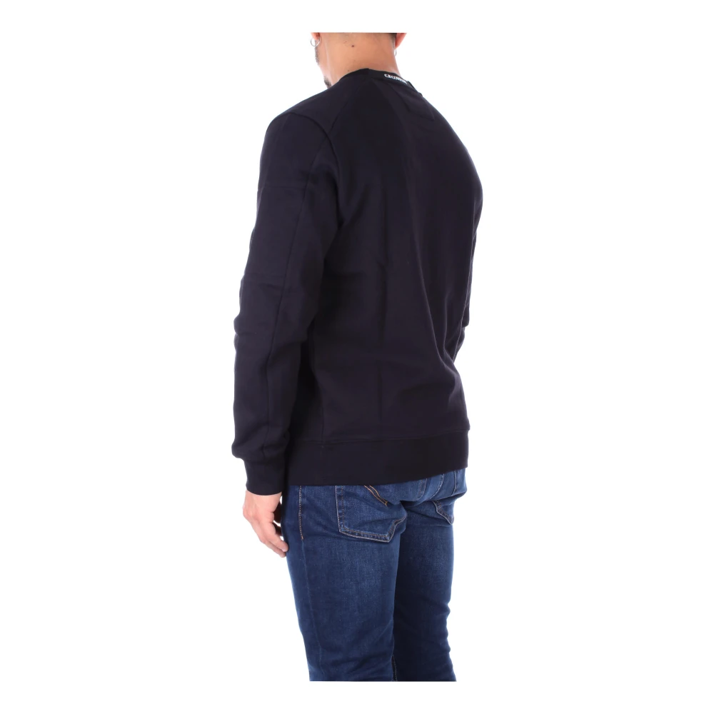 C.P. Company Zwarte Sweaters met CP Company Logo Black Heren