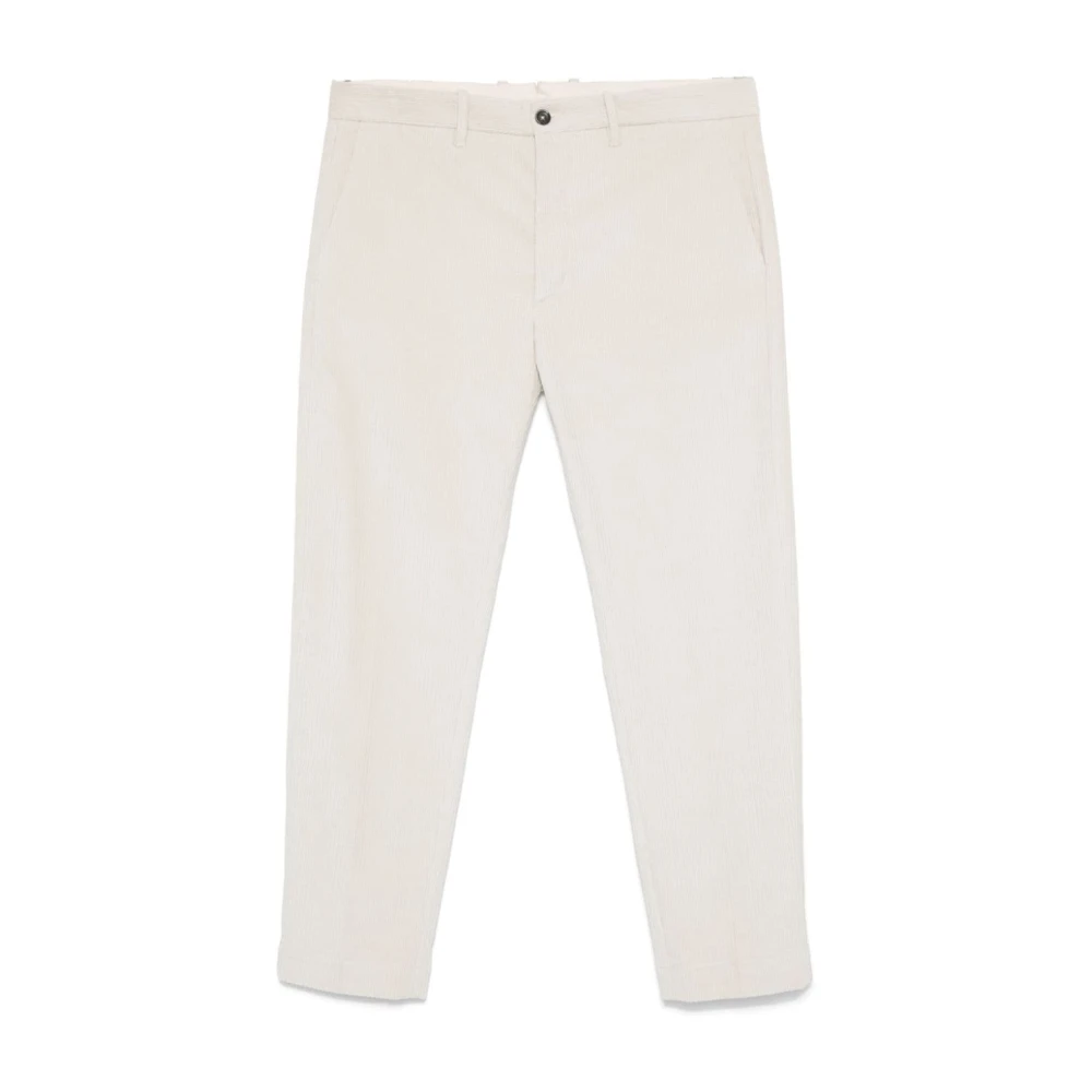 Nine In The Morning Ribfluwelen Broek Room Beige Heren